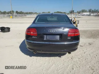 2008 Audi A8 L 4.2L with VIN WAUMV94E18N012943, listed as a Copart auction lot 43263135 with 57,266 mi miles and Clean Title. Bid and sale history available at carsss.com. Image 6.