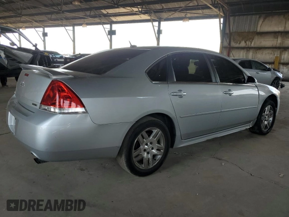 2014 Chevrolet Impala LT with VIN 2G1WB5E3XE1103306, listed as a Copart auction lot 63231005 with 163,901 mi miles and Salvage title. Bid and sale history available at DreamBid. Image 3.