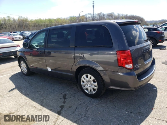 2019 Dodge Grand Caravan SE with VIN 2C4RDGBG8KR573672, listed as a Copart auction lot 52231875 with 108,265 mi miles and Salvage Title. Bid and sale history available at DreamBid. Image 2.