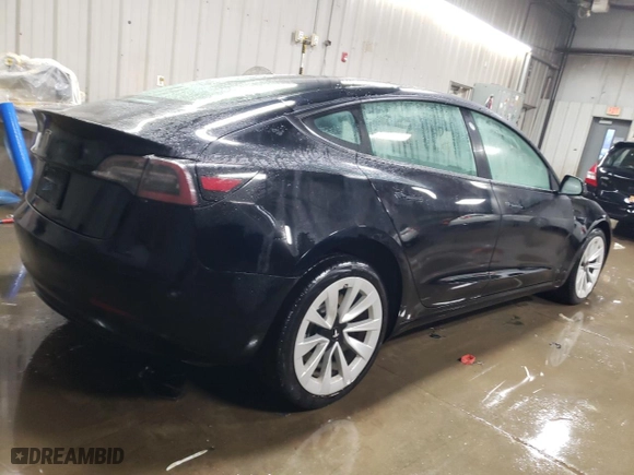 2023 Tesla Model 3 with VIN 5YJ3E1EA3PF451800, listed as a Copart auction lot 88052325 with 19,554 mi miles and Salvage Title. Bid and sale history available at carsss.com. Image 3.