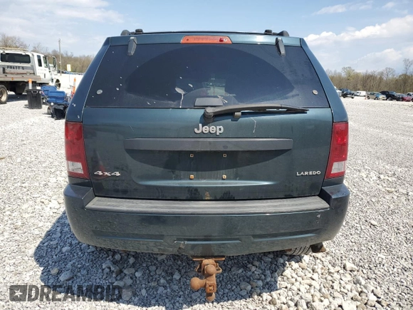 2005 Jeep Grand Cherokee Laredo with VIN 1J4HR48N75C639122, listed as a Copart auction lot 54394425 with 206,481 mi miles and Salvage title. Bid and sale history available at DreamBid. Image 6.