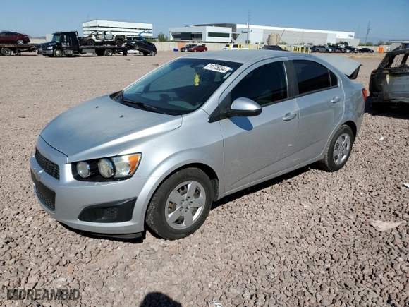 2016 Chevrolet Sonic LS with VIN 1G1JA5SH7G4150409, listed as a Copart auction lot 71275034 with 142,585 mi miles and Salvage Title. Bid and sale history available at carsss.com. Image 1.