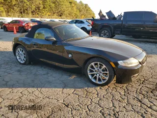 2007 BMW Z4 3.0i with VIN 4USBU33557LW60768, listed as a Copart auction lot 80969384 with 64,779 mi miles and Salvage Title. Bid and sale history available at carsss.com. Image 4.
