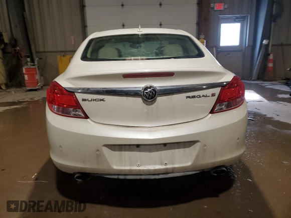 2013 Buick Regal Turbo Premium 2 with VIN 2G4GT5GV7D9123404, listed as a Copart auction lot 41871245 with 98,962 mi miles and Salvage title. Bid and sale history available at DreamBid. Image 6.