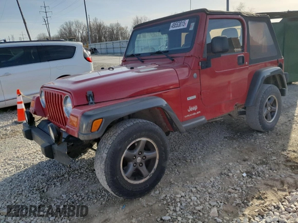 2004 Jeep Wrangler X с VIN 1J4FA39S84P736382, выставлен на аукционе Copart как лот 49553815 с пробегом 162 751 миль миль и Чистый • Clean title. История ставок и продаж доступна на DreamBid. Изображение 1.