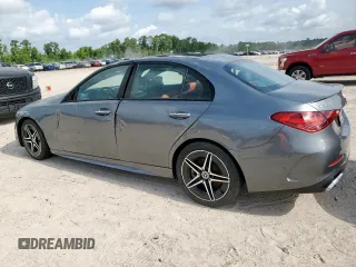 2024 Mercedes-Benz C 300 with VIN W1KAF4HB7RR178065, listed as a Copart auction lot 63899735 with 2,792 mi miles and Salvage title. Bid and sale history available at DreamBid. Image 2.