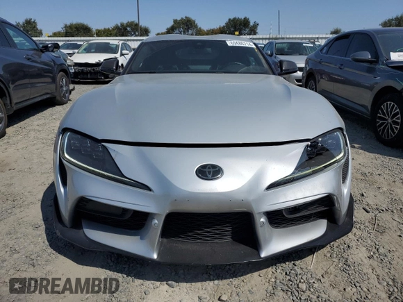 2021 Toyota GR Supra 3.0 with VIN WZ1DB0C00MW042261, listed as a Copart auction lot 69486714 with 18,862 mi miles and Salvage Title. Bid and sale history available at carsss.com. Image 5.