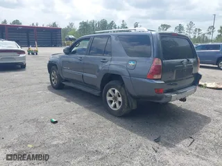 2005 Toyota 4Runner SR5 with VIN JTEBU14R258046817, listed as a IAAI auction lot 41909218 with 96,550 mi miles. Bid and sale history available at carsss.com. Image 3.