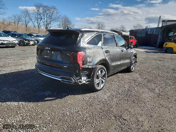 2024 Kia Sorento Hybrid EX with VIN KNDRHDLG3R5236478, listed as a Copart auction lot 47467065 with NaN miles and Salvage Title. Bid and sale history available at carsss.com. Image 4.