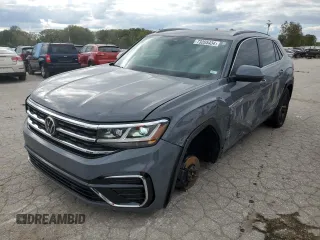 2022 Volkswagen Atlas SEL R-Line z VIN 1V2SE2CA7NC212280, wystawiony jako Copart lot #73205434 z przebiegiem 64 055 mil mil oraz Szkoda całkowita • Salvage title. Historia ofert i sprzedaży dostępna na DreamBid. Obrazek 1.