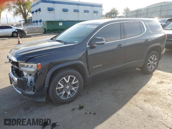 2020 GMC Acadia SLE with VIN 1GKKNKLA9LZ161767, listed as a Copart auction lot 55525945 with 142,752 mi miles and Salvage title. Bid and sale history available at DreamBid. Image 1.
