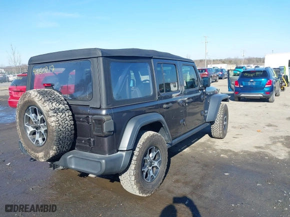 2018 Jeep Wrangler Unlimited Sport S with VIN 1C4HJXDG0JW166601, listed as a IAAI auction lot 41650217 with 30,319 mi miles. Bid and sale history available at carsss.com. Image 4.