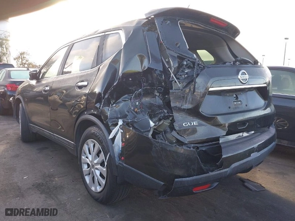 2015 Nissan Rogue SV with VIN 5N1AT2MT8FC905598, listed as a IAAI auction lot 41697762 with 85,283 mi miles. Bid and sale history available at carsss.com. Image 6.