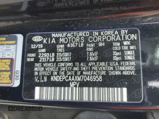 2021 Kia Seltos LX z VIN KNDEPCAAXM7046958, wystawiony jako Copart lot #56337985 z przebiegiem 97 733 mil mil oraz Szkoda całkowita • Salvage title. Historia ofert i sprzedaży dostępna na DreamBid. Obrazek 12.
