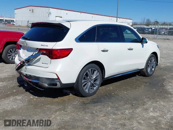 2017 Acura MDX Technology z VIN 5FRYD4H52HB005145, wystawiony jako IAAI lot #41567678 z przebiegiem 139 373 mil mil oraz . Historia ofert i sprzedaży dostępna na DreamBid. Obrazek 4.