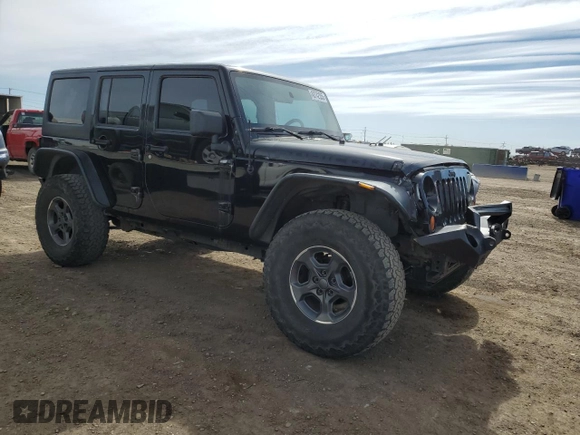 2008 Jeep Wrangler Unlimited Rubicon with VIN 1J4GA69108L501632, listed as a Copart auction lot 48742355 with 156,766 mi miles and Salvage Title. Bid and sale history available at carsss.com. Image 4.