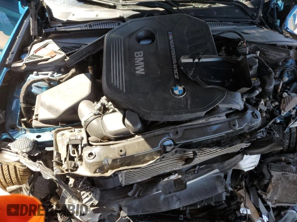 2021 BMW 2 Series M240i with VIN WBA2J5C02M7G34812, listed as a Copart auction lot 67790704 with 46,008 mi miles and Salvage Title. Bid and sale history available at carsss.com. Image 13.