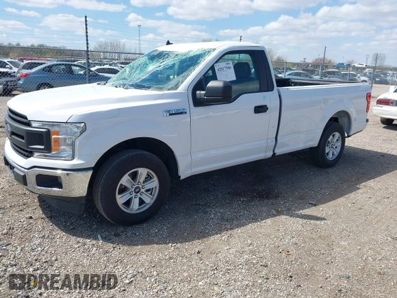 2020 Ford F-150 XL with VIN 1FTMF1CP3LKE03557, listed as a IAAI auction lot 42017506 with 22,442 mi miles and . Bid and sale history available at DreamBid. Image 2.