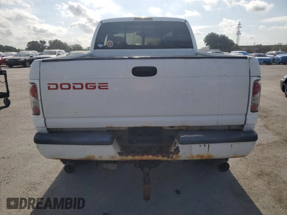 1998 Dodge 1500 with VIN 1B7HC13Y2WJ249842, listed as a Copart auction lot 55742775 with Not Provided miles and Non Repairable. Bid and sale history available at DreamBid. Image 6.