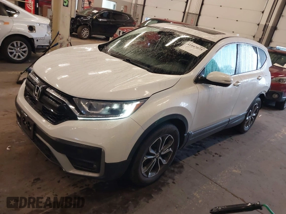 2020 Honda CR-V EX with VIN 5J6RW1H54LL006313, listed as a IAAI auction lot 41047075 with 73,030 mi miles. Bid and sale history available at carsss.com. Image 2.