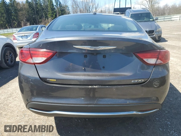 2016 Chrysler 200 Limited with VIN 1C3CCCAB3GN159828, listed as a Copart auction lot 53955315 with 165,238 mi miles and Salvage Title. Bid and sale history available at carsss.com. Image 6.