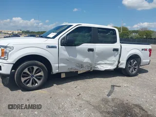 2019 Ford F-150 XL with VIN 1FTEW1CP9KKC27035, listed as a IAAI auction lot 41994993 with 125,879 mi miles and . Bid and sale history available at carsss.com. Image 6.