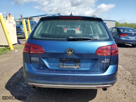 2017 Volkswagen Golf Alltrack S with VIN 3VWH17AU2HM532818, listed as a Copart auction lot 52825184 with 72,701 mi miles and Salvage Title. Bid and sale history available at carsss.com. Image 6.