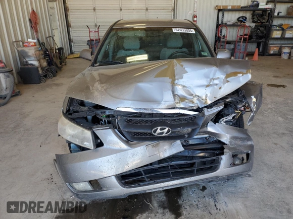2006 Hyundai Sonata GLS with VIN 5NPEU46FX6H071912, listed as a Copart auction lot 52055095 with 154,280 mi miles and Salvage Title. Bid and sale history available at DreamBid. Image 5.