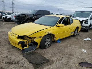 2003 Chevrolet Monte Carlo SS with VIN 2G1WX12K539351130, listed as a Copart auction lot 43120175 with 0 mi miles and Salvage Title. Bid and sale history available at carsss.com. Image 1.
