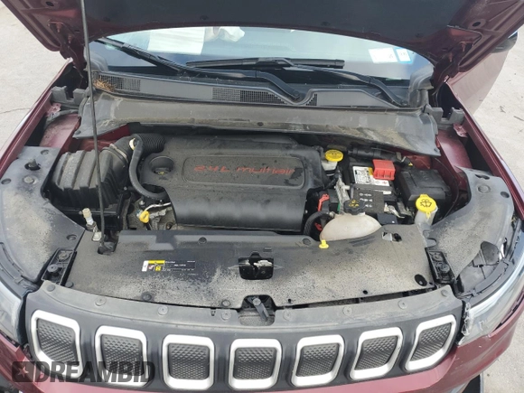 2022 Jeep Compass Latitude Lux z VIN 3C4NJDFB8NT118522, wystawiony jako Copart lot #56775175 z przebiegiem 47 220 mil mil oraz Szkoda całkowita • Salvage title. Historia ofert i sprzedaży dostępna na DreamBid. Obrazek 12.