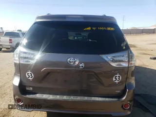 2016 Toyota Sienna SE with VIN 5TDXK3DC7GS696720, listed as a Copart auction lot 59052915 with 86,919 mi miles and Salvage title. Bid and sale history available at DreamBid. Image 6.