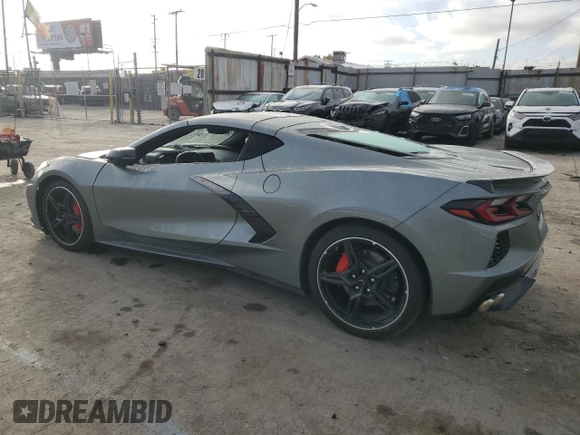 2022 Chevrolet Corvette 2LT with VIN 1G1YB2D49N5109954, listed as a Copart auction lot 43973275 with 44,566 mi miles and Salvage Title. Bid and sale history available at carsss.com. Image 2.