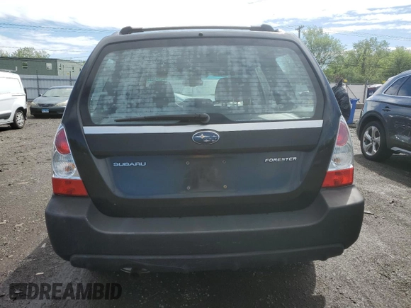 2007 Subaru Forester X with VIN JF1SG65627H725217, listed as a Copart auction lot 55703225 with Not provided miles and Salvage title. Bid and sale history available at DreamBid. Image 6.