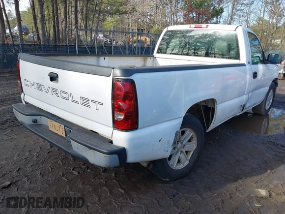 2004 Chevrolet Silverado 1500 Work Truck with VIN 1GCEC14X14Z201305, listed as a IAAI auction lot 41619446 with 166,615 mi miles. Bid and sale history available at carsss.com. Image 4.