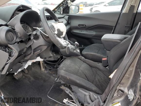 2021 Nissan Kicks S with VIN 3N1CP5BV9ML522426, listed as a Copart auction lot 47538555 with 5,923 mi miles and Salvage Title. Bid and sale history available at carsss.com. Image 7.