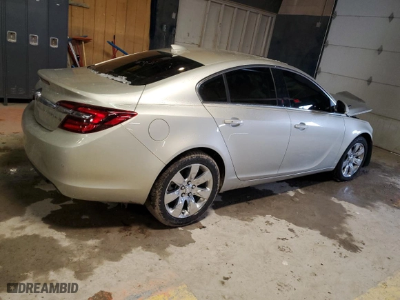 2016 Buick Regal Premium II with VIN 2G4GS5GX9G9106693, listed as a Copart auction lot 45847785 with 92,323 mi miles and Salvage Title. Bid and sale history available at carsss.com. Image 3.