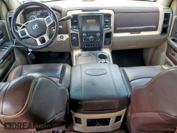2016 Ram 2500 Laramie Longhorn with VIN 3C6UR5GL9GG173047, listed as a Copart auction lot 64480445 with 121,535 mi miles and Salvage title. Bid and sale history available at DreamBid. Image 8.