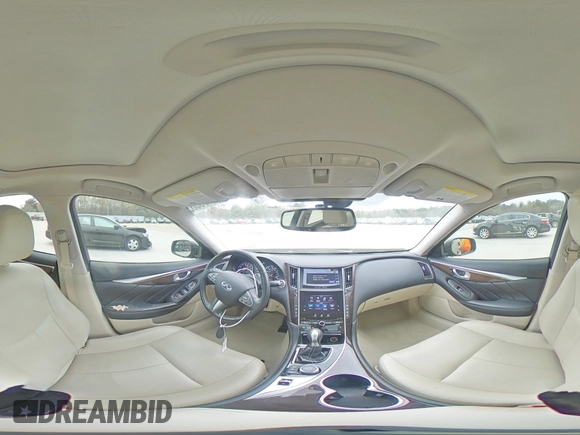 2016 Infiniti Q50 3.0t Premium with VIN JN1EV7AP0GM305290, listed as a Copart auction lot 49498585 with 110,384 mi miles and Salvage Title. Bid and sale history available at carsss.com. Image 13.