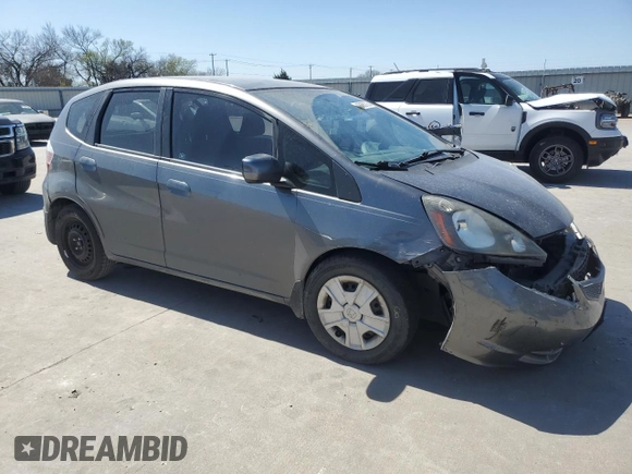 2013 Honda Fit with VIN JHMGE8H39DC032638, listed as a Copart auction lot 49655735 with 189,834 mi miles and Salvage Title. Bid and sale history available at carsss.com. Image 4.