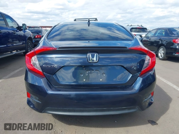 2017 Honda Civic Sedan EX-T with VIN 19XFC1F32HE010587, listed as a IAAI auction lot 41793102 with 98,724 mi miles. Bid and sale history available at carsss.com. Image 16.