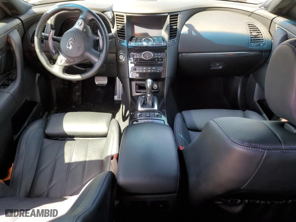 2017 Infiniti QX70 with VIN JN8CS1MUXHM144335, listed as a Copart auction lot 56918414 with 69,592 mi miles. Bid and sale history available at carsss.com. Image 8.