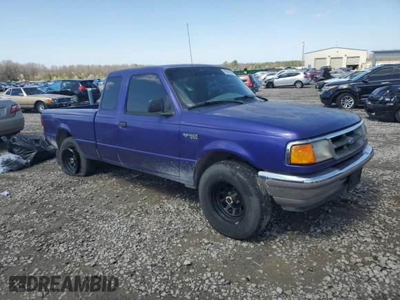 1995 Ford Ranger XL with VIN 1FTCR14A6SPA58247, listed as a Copart auction lot 48997625 with 179,875 mi miles and Salvage Title. Bid and sale history available at carsss.com. Image 4.