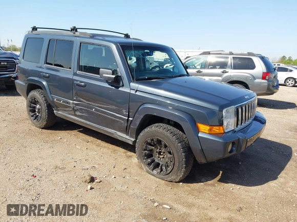 2007 Jeep Commander Sport with VIN 1J8HG48K87C666634, listed as a IAAI auction lot 41850134 with 162,208 mi miles. Bid and sale history available at carsss.com. Image 1.