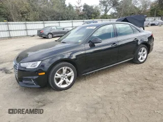 2018 Audi A4 Premium with VIN WAUKMAF40JA115039, listed as a Copart auction lot 79622144 with 57,020 mi miles and Salvage Title. Bid and sale history available at carsss.com. Image 1.