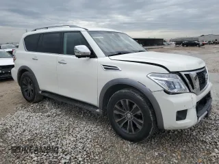 2017 Nissan Armada Platinum z VIN JN8AY2ND4H9003743, wystawiony jako Copart lot #51065965 z przebiegiem 93 801 mil mil oraz Szkoda całkowita • Salvage title. Historia ofert i sprzedaży dostępna na DreamBid. Obrazek 4.