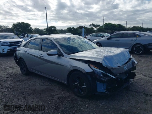 2022 Hyundai Elantra SEL with VIN 5NPLM4AG4NH057669, listed as a IAAI auction lot 41650329 with 14,763 mi miles and . Bid and sale history available at DreamBid. Image 1.