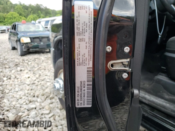 2021 Ram 3500 Tradesman with VIN 3C63RRGJXMG622443, listed as a Copart auction lot 63240644 with 242,625 mi miles and Clean Title. Bid and sale history available at carsss.com. Image 12.