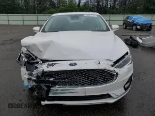 2019 Ford Fusion Titanium с VIN 3FA6P0RU6KR212454, выставлен на аукционе Copart как лот 63137755 с пробегом 30 024 миль миль и Списание • Salvage title. История ставок и продаж доступна на DreamBid. Изображение 5.
