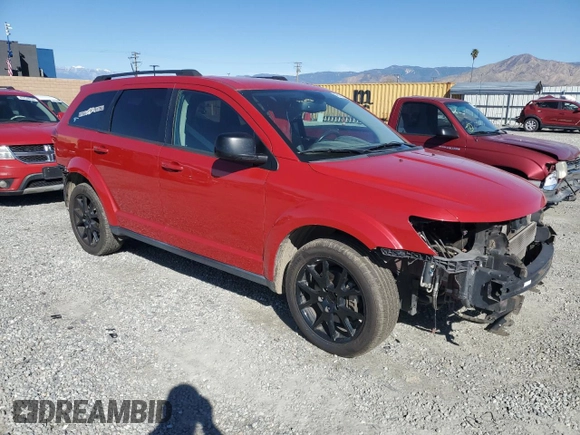 2015 Dodge Journey SXT with VIN 3C4PDCBGXFT734204, listed as a Copart auction lot 48037665 with 131,124 mi miles and Salvage Title. Bid and sale history available at carsss.com. Image 4.