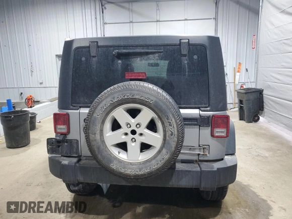 2015 Jeep Wrangler Unlimited Willys Wheeler with VIN 1C4BJWDGXFL503056, listed as a Copart auction lot 47191265 with Not Provided miles and Salvage Title. Bid and sale history available at DreamBid. Image 6.